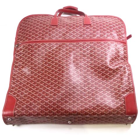 goyard wellington garment bag|GOYARD Wellington Garment Bag Red 14832 .